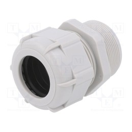 1 pcs x BM GROUP - BM4940L - Cable gland, with long thread, M40, 1.5, IP68, polyamide, grey