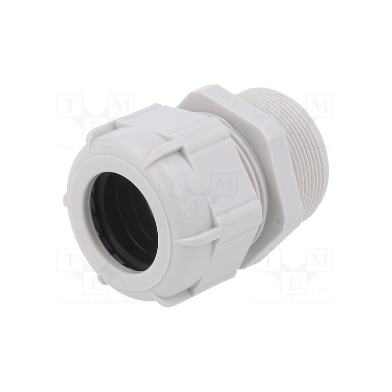 1 pcs x BM GROUP - BM4940L - Cable gland, with long thread, M40, 1.5, IP68, polyamide, grey