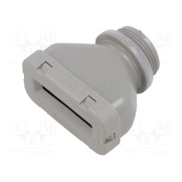 1 pcs x OBO BETTERMANN - 106 FL 21 9 39 - Cable gland, PG21, Application: for flat cable