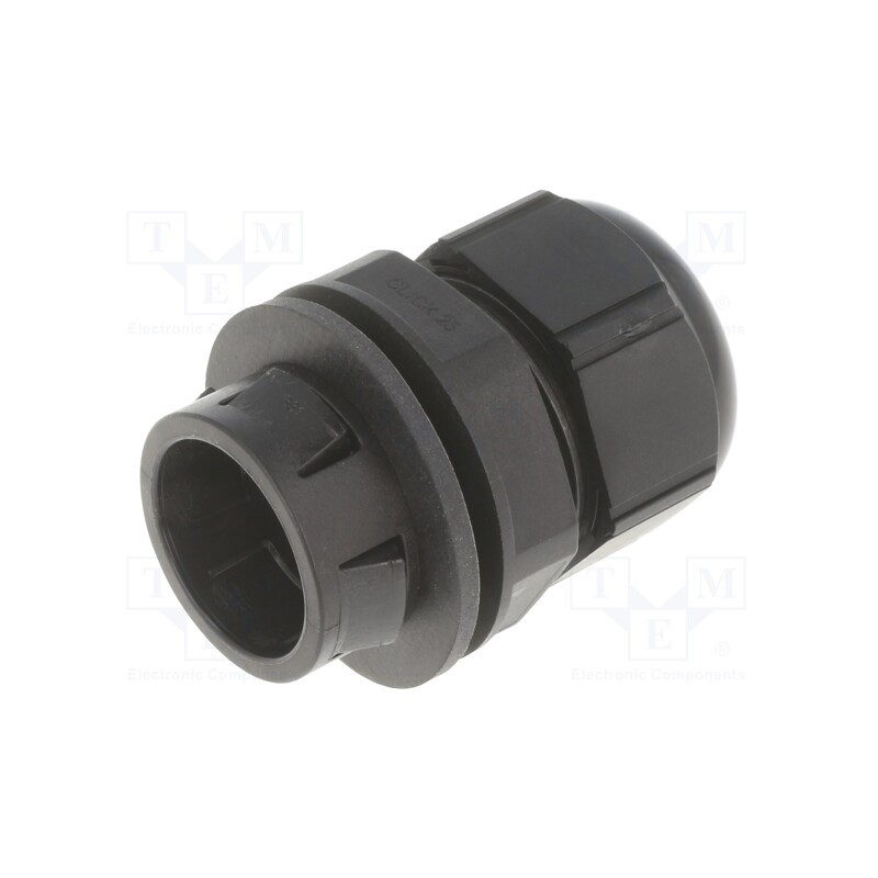 1 pcs x LAPP - 53112887 - Cable gland, IP68, polyamide, black, push-in, Ømount.hole: 25.3mm