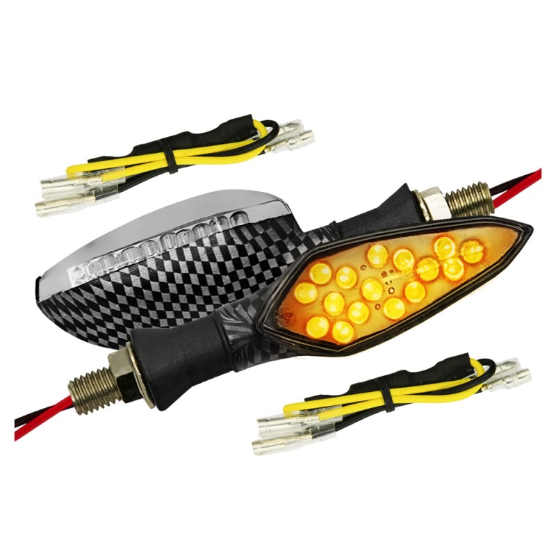 Direction indicators 16 LED arrow, 2 pcs, 2 resistors