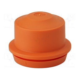 1 pcs x HENSEL - 36001001 - Grommet, elastomer thermoplastic TPE, orange, 8÷23mm, IP65,IP66