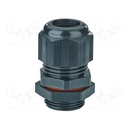1 pcs x HENSEL - 36001085 - Cable gland, M25, 1.5, IP66, polyamide, black