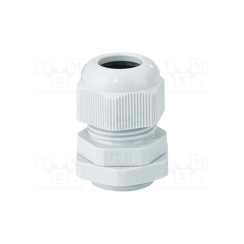 1 pcs x HENSEL - 3600068 - Cable gland, PG16, IP65, polyamide, light grey