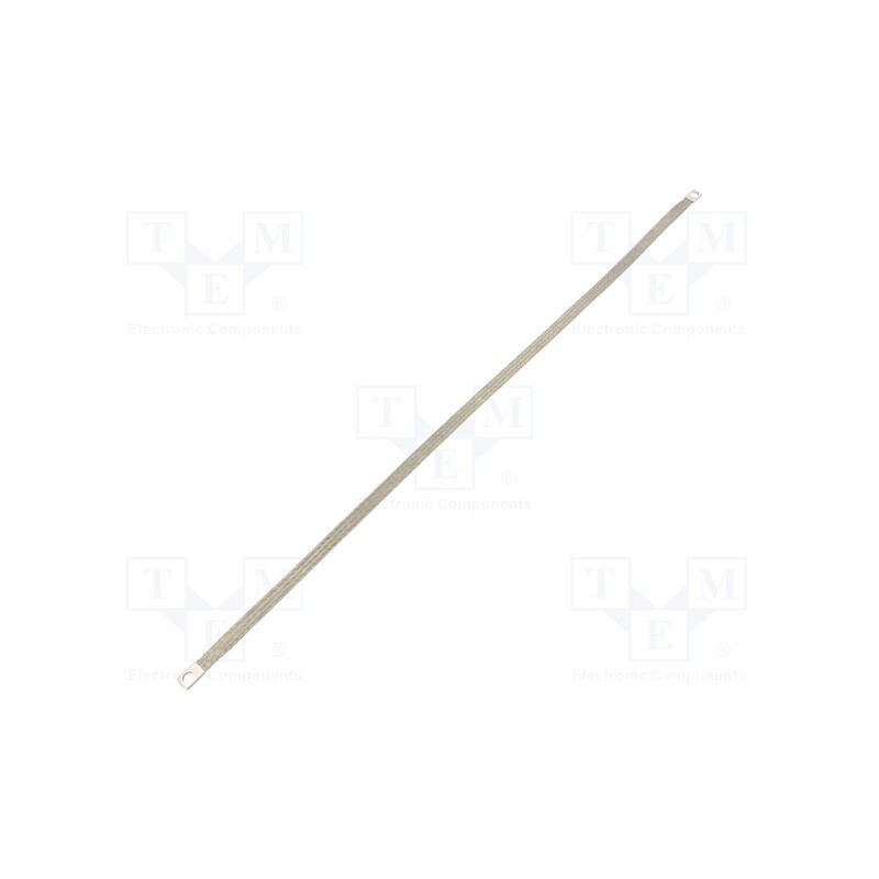 1 pcs x HELUKABEL - 11008411 - Braids, tape, 6mm2, Ø1: 6.5mm, Ø2: 6.5mm, L: 0.5m, -20÷125°C