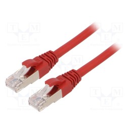 1 pcs x LAPP - 24441393 - Patch cord, ETHERLINE® Cat.6a,S/FTP, 6a, stranded, Cu, LSZH, red