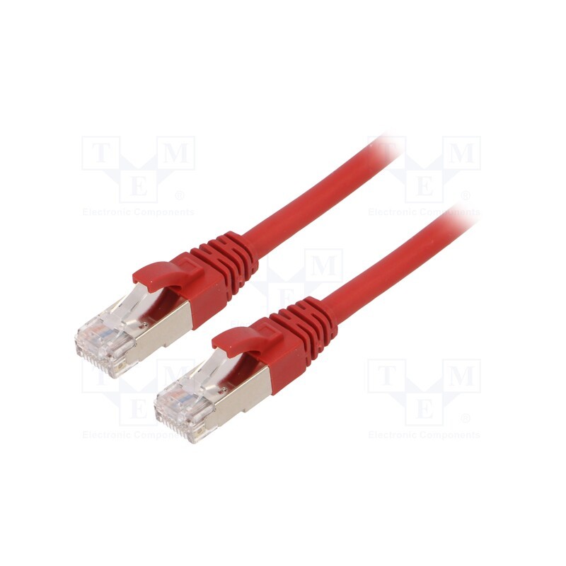 1 pcs x LAPP - 24441393 - Patch cord, ETHERLINE® Cat.6a,S/FTP, 6a, stranded, Cu, LSZH, red