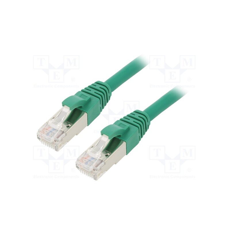 1 pcs x LAPP - 24441349 - Patch cord, ETHERLINE® Cat.6a,S/FTP, 6a, stranded, Cu, LSZH, green