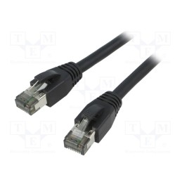 1 pcs x LOGILINK - CQ8033S - Patch cord, S/FTP, Cat 8.1, stranded, Cu, LSZH, black, 1m, 26AWG