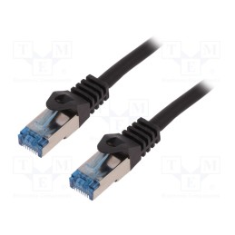 1 pcs x LOGILINK - CQ4033S - Patch cord, S/FTP, 6a, stranded, Cu, LSZH, black, 1m, 26AWG