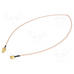 1 pcs x MUELLER ELECTRIC - BU-4150031024 - Cable, 50Ω, 0.61m, RP-SMA female,SMA plug, shielded, -65÷150°C
