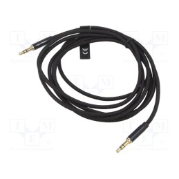 1 pcs x VENTION - BAXBJ - Cable, Jack 3.5mm 3pin plug,both sides, 5m, Plating: gold-plated