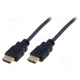 1 pcs x DIGITUS - AK-330114-030-S - Cable, HDMI 1.4, HDMI plug,both sides, 3m, black