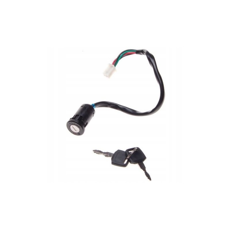 Ignition switch for quad atv, 2 positions, 4 wires, set
