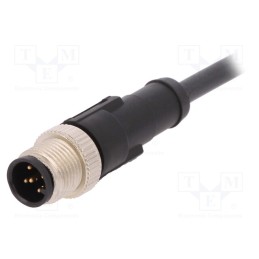 1 pcs x LAPP - AB-C5-M12MS-2,0PUR - Connection lead, M12, PIN: 5, straight, 2m, plug, 60VAC, 4A, -25÷80°C