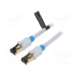 1 pcs x VENTION - VAP-A06-S300 - Patch cord, S/FTP, 6, OFC, PVC, grey, 3m, RJ45 plug,both sides