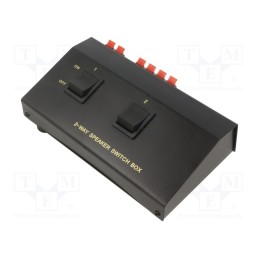 1 pcs x Goobay - 60928 - Speaker selector, Input: spring clamp, Out: spring clamp x4, 8Ω