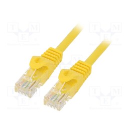 1 pcs x GEMBIRD - PP6U-3M/Y - Patch cord, U/UTP, 6, stranded, CCA, PVC, yellow, 3m, 26AWG