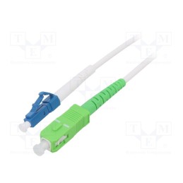 1 pcs x Goobay - 59610 - Fiber patch cord, OS2, LC/UPC,SC/APC, 3m, Optical fiber: 9/125um