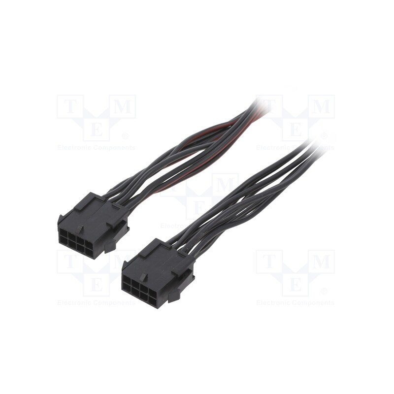 1 pcs x ESPE - KABX-8PMM-L600 - Cable, Micro-Fit 3.0, male-male, PIN: 8, 0.6m, 4A, Insulation: PVC