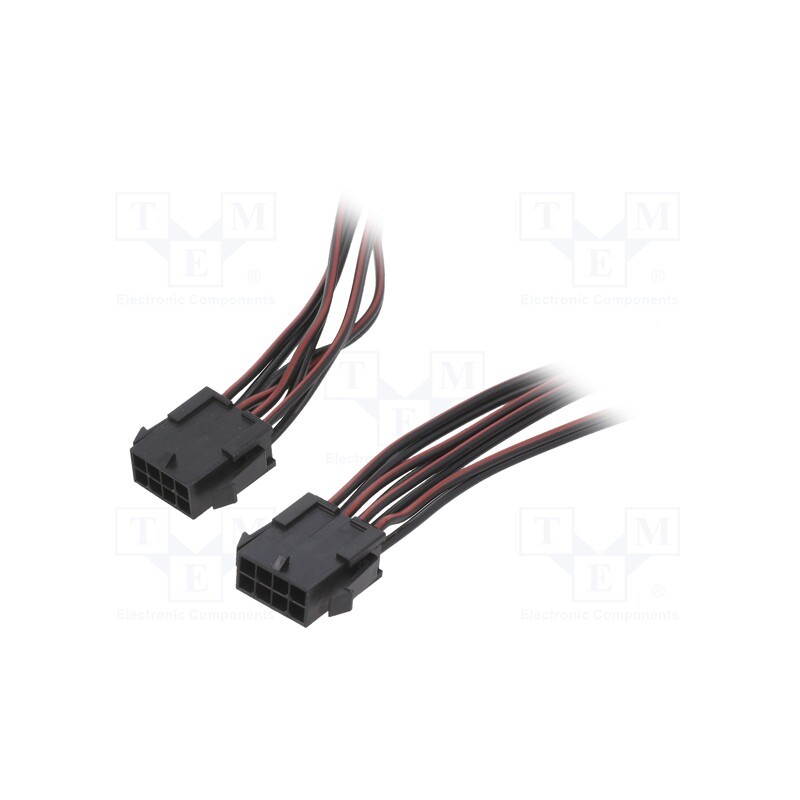 1 pcs x ESPE - KABX-8PMM-L400 - Cable, Micro-Fit 3.0, male-male, PIN: 8, 0.4m, 4A, Insulation: PVC