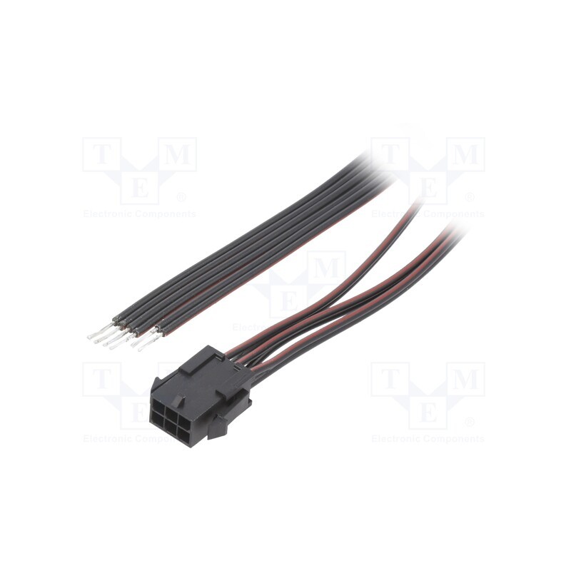 1 pcs x ESPE - KABX-6PMS-L400 - Cable, Micro-Fit 3.0, male,cables, PIN: 6, 0.4m, 4A, Insulation: PVC