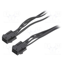 1 pcs x ESPE - KABX-6PMM-L600 - Cable, Micro-Fit 3.0, male-male, PIN: 6, 0.6m, 4A, Insulation: PVC
