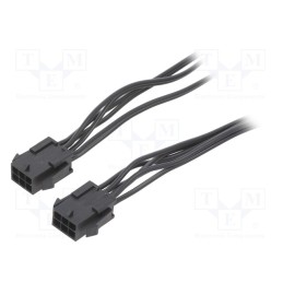 1 pcs x ESPE - KABX-6PMM-L400 - Cable, Micro-Fit 3.0, male-male, PIN: 6, 0.4m, 4A, Insulation: PVC