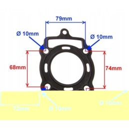 Atv 150 4t water loncin, cylinder head gasket
