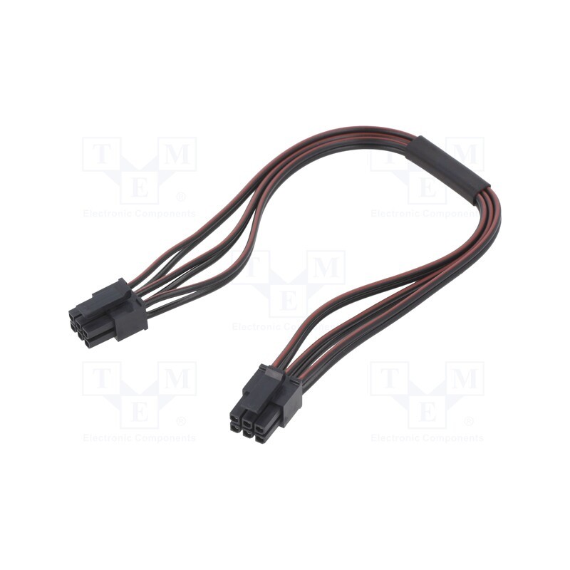 1 pcs x ESPE - KABX-6PFF-L200 - Cable, Micro-Fit 3.0, female-female, PIN: 6, 0.2m, 4A, TLYp, 0.35mm2