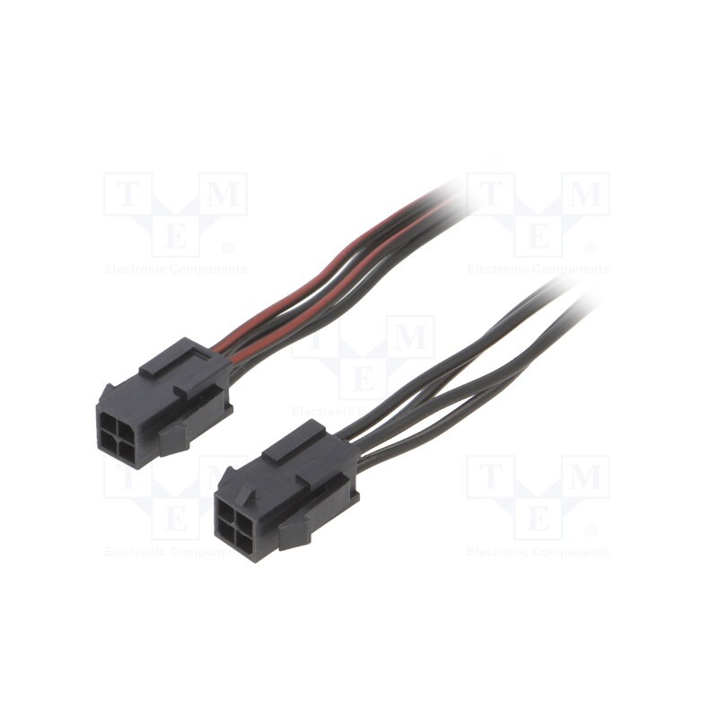 1 pcs x ESPE - KABX-4PMM-L400 - Cable, Micro-Fit 3.0, male-male, PIN: 4, 0.4m, 4A, Insulation: PVC