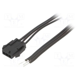1 pcs x ESPE - KABX-3PMS-L400 - Cable, Micro-Fit 3.0, male,cables, PIN: 3, 0.4m, 4A, Insulation: PVC