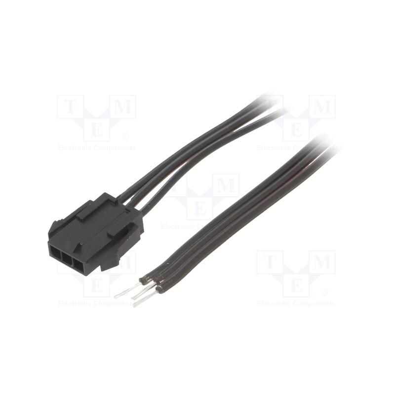 1 pcs x ESPE - KABX-3PMS-L400 - Cable, Micro-Fit 3.0, male,cables, PIN: 3, 0.4m, 4A, Insulation: PVC
