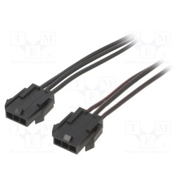 1 pcs x ESPE - KABX-3PMM-L600 - Cable, Micro-Fit 3.0, male-male, PIN: 3, 0.6m, 4A, Insulation: PVC