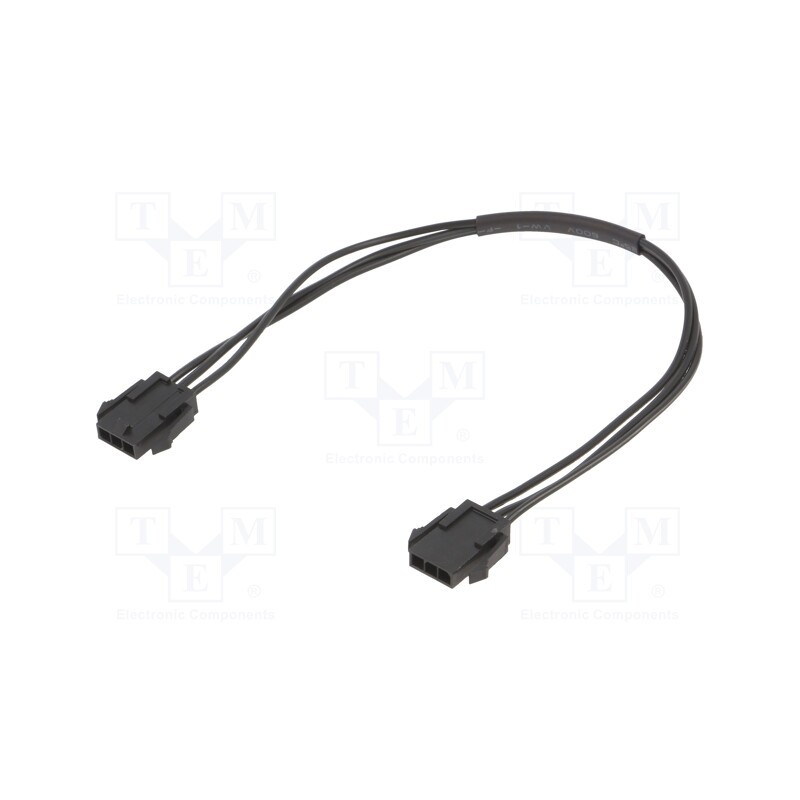 1 pcs x ESPE - KABX-3PMM-L200 - Cable, Micro-Fit 3.0, male-male, PIN: 3, 0.2m, 4A, Insulation: PVC