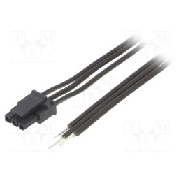 1 pcs x ESPE - KABX-3PFS-L600 - Cable, Micro-Fit 3.0, cables,female, PIN: 3, 0.6m, 4A, TLYp, 0.35mm2