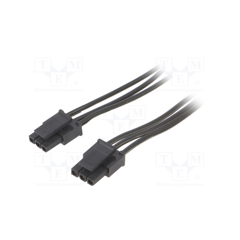 1 pcs x ESPE - KABX-3PFF-L200 - Cable, Micro-Fit 3.0, female-female, PIN: 3, 0.2m, 4A, TLYp, 0.35mm2