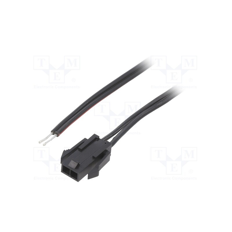 1 pcs x ESPE - KABX-2PMS-L400 - Cable, Micro-Fit 3.0, male,cables, PIN: 2, 0.4m, 4A, Insulation: PVC