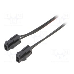 1 pcs x ESPE - KABX-2PMM0-L200 - Cable, Micro-Fit 3.0, male-male, PIN: 2, 0.2m, 4A, Insulation: PVC