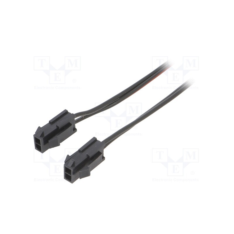 1 pcs x ESPE - KABX-2PMM0-L200 - Cable, Micro-Fit 3.0, male-male, PIN: 2, 0.2m, 4A, Insulation: PVC