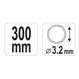 A hose with a tip for an ATV/UTV grease gun