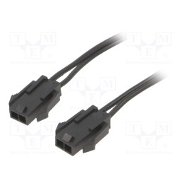 1 pcs x ESPE - KABX-2PMM-L400 - Cable, Micro-Fit 3.0, male-male, PIN: 2, 0.4m, 4A, Insulation: PVC