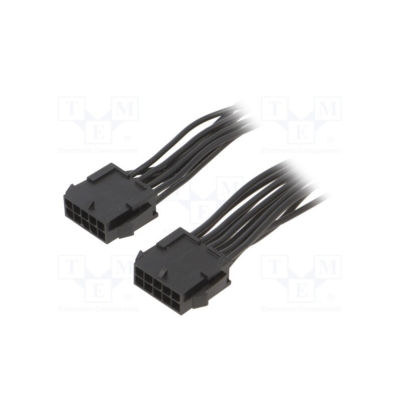 1 pcs x ESPE - KABX-10PMM-L400 - Cable, Micro-Fit 3.0, male-male, PIN: 10, 0.4m, 4A, Insulation: PVC