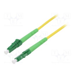 1 pcs x Goobay - 59629 - Fiber patch cord, OS2, LC/APC,both sides, 2m, LSZH, yellow