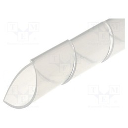 1 pcg x KSS WIRING - KS-12 - Spiral wrapping, ØBundle : 9÷32mm, polyetylene, natural, L: 10m