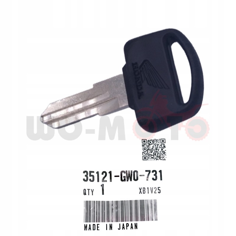 Raw key replacement key honda trx atc ct fl