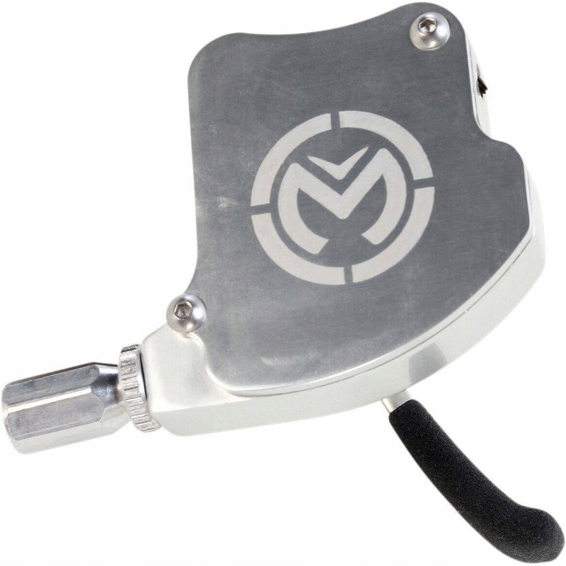 Universal thumb throttle for ATV and quad, silver