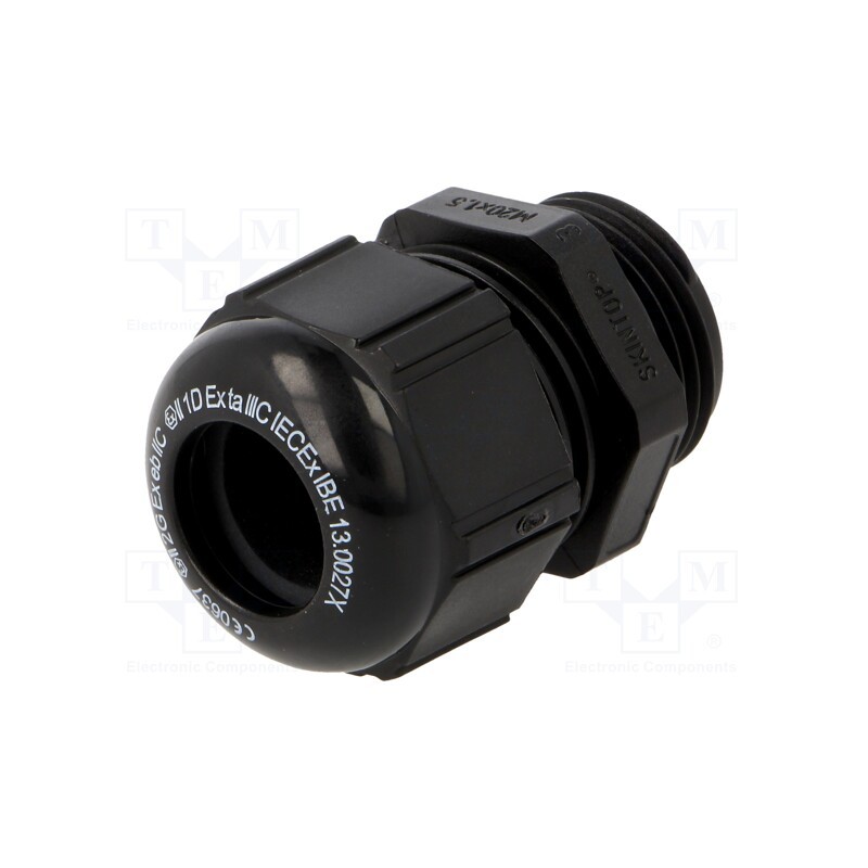 1 pcs x LAPP - 54115220 - Cable gland, M20, 1.5, IP68, polyamide, black