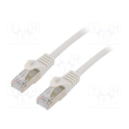 1 pcs x GEMBIRD - PP6-1.5M - Patch cord, F/UTP, 6, stranded, CCA, PVC, grey, 1.5m, RJ45 plug
