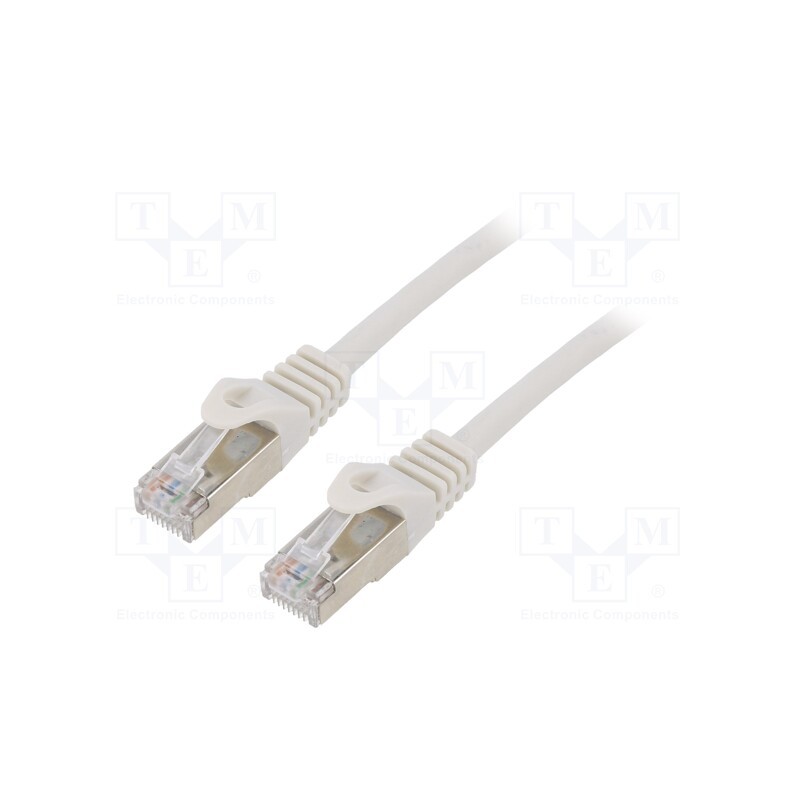1 pcs x GEMBIRD - PP6-1.5M - Patch cord, F/UTP, 6, stranded, CCA, PVC, grey, 1.5m, RJ45 plug
